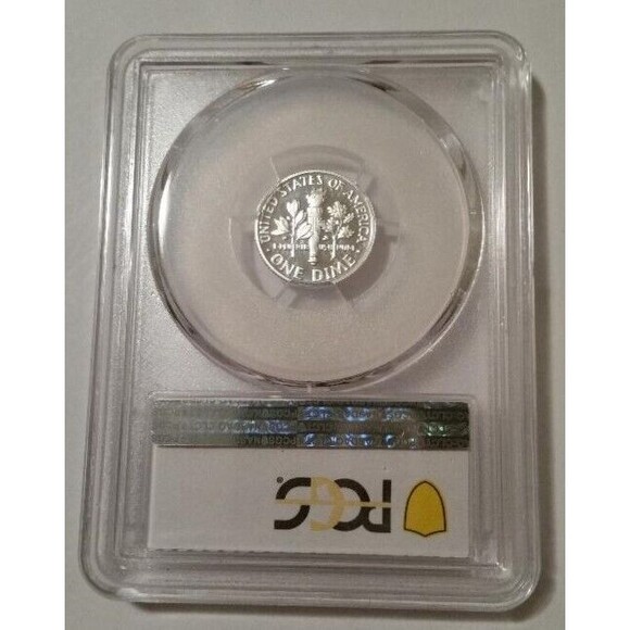 2019 S Silver Roosevelt Dime Proof PR70 DCAM PCGS - Picture 2 of 2